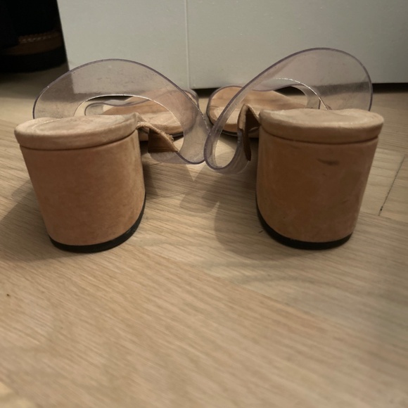 Schultz Clear Double Strap Heeled Sandal size6 - Picture 5 of 5